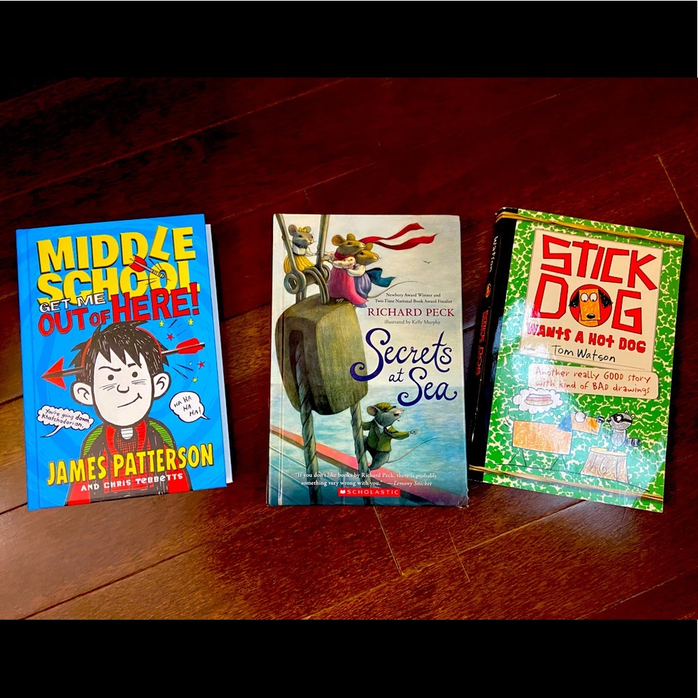 Lot of 3 books Lexile Levels 600-680